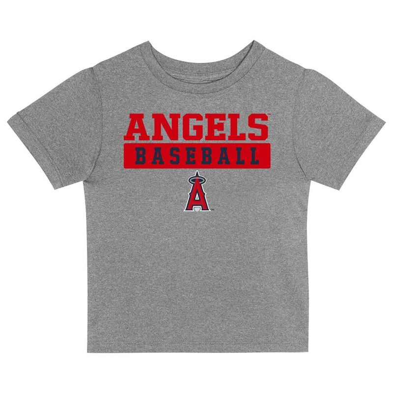 MLB Los Angeles Angels Toddler Boys&#39; 2pk T-Shirt, 2 of 4