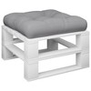 vidaXL Fabric Pallet Cushion in Gray Color, Weather-Resistant, UV Resistant, Soft Seating with Hollow Fiber - 4 of 4