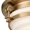 Elk Home Riley 2 - Light Flush Mount in  Satin Brass - 2 of 4