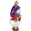 Old World Christmas Glass Blown Ornament for Christmas Tree, Snowman with Crutches - 2 of 4
