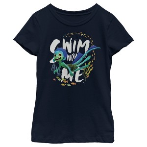 Girl's Luca Swim With Me T-Shirt - 1 of 4