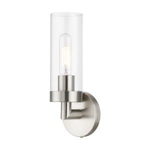 Livex Lighting Ludlow 1 - Light Sconce in  Brushed Nickel - 1 of 4
