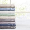 100% Organic Cotton 6pc Absorbent Ultra Soft Bath Towel Set - 2 of 4