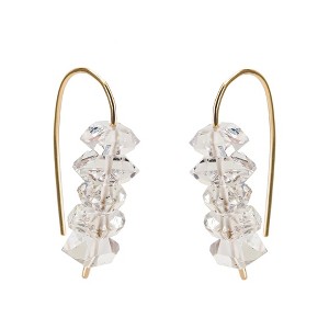 Herkimer Diamond Threader Earrings - 1 of 4