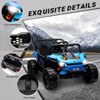 12V Electric UTV Car with Remote Control, Ride on Truck with Toy Storage - 4 of 4