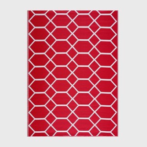 Playa Rug Miami Recycled Plastic Indoor Outdoor Floor Mat - 1 of 4