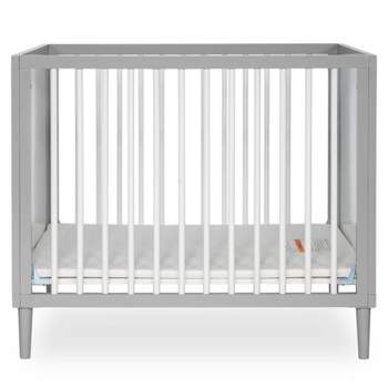Dream On Me Cody 4-in-1 Mini Modern Crib - Gray