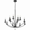 Crystorama Lighting Mila 12 - Light Chandelier in  Black - 2 of 4