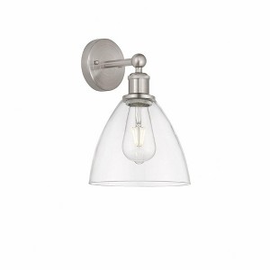 Bristol Glass - 1 Light Wall Sconce In Industrial Style-12 Inches Tall and 7.5 Inches Wide - 1 of 1