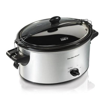 Hamilton Beach Stay or Go 4qt Slow Cooker - Silver