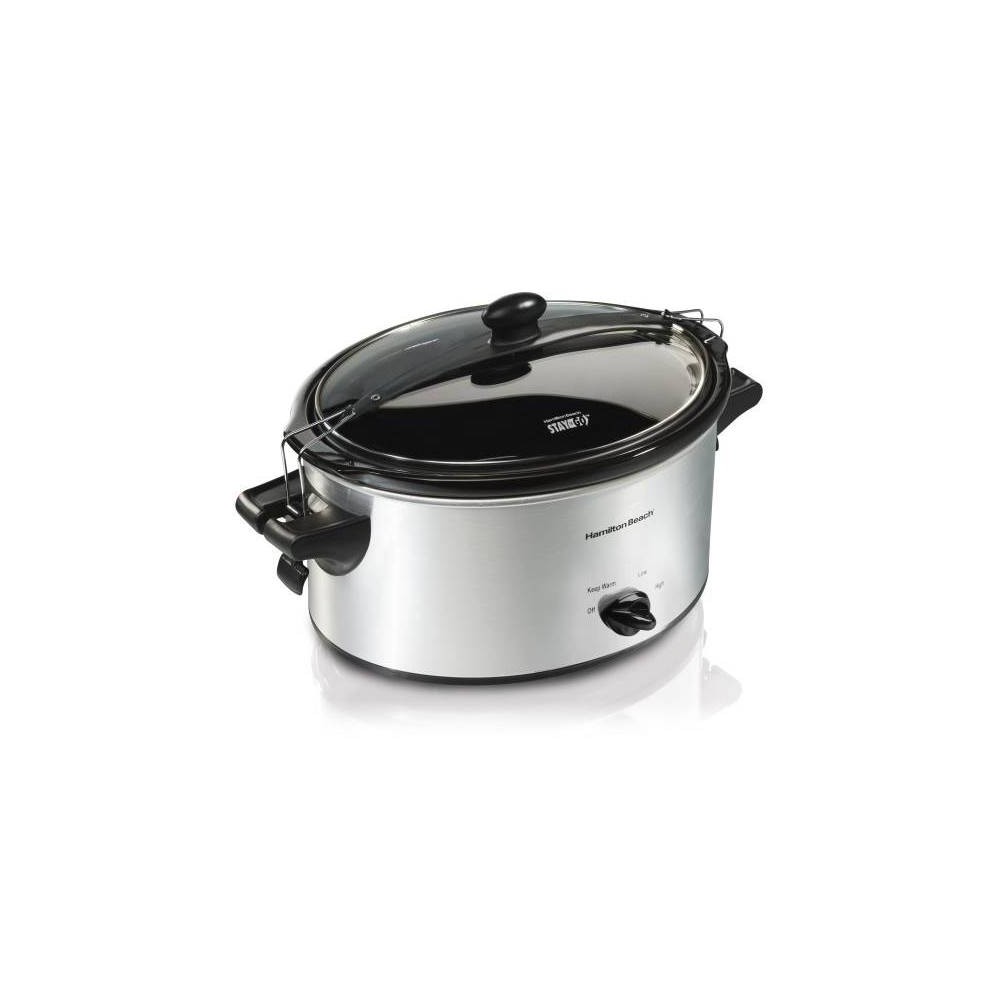 UPC 040094332496 product image for Hamilton Beach Stay or Go 4qt Slow Cooker - Silver | upcitemdb.com