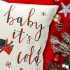 Farmhouse Christmas Pillow Covers - 18x18 Inch Set of 4, Sofa Couch Decorations - 4 of 4