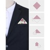 INSPIRE CHIC Men's Regular Fit Polyester Floral Pattern Pocket Squares - 3 of 4