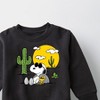 Boys' - Peanuts - Snoopy & Woodstock Graphic Long Sleeve Fleece Sweatshirt - 2 of 4
