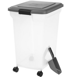 IRIS USA Airtight Pet Food Container with Scoop - 1 of 3