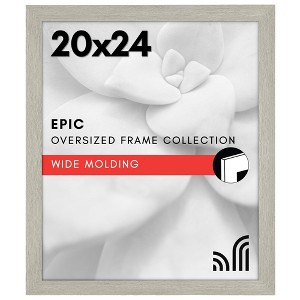 Americanflat 20x24 Picture Frame with Polished Plexiglass - Grey Picture Frame with Engineered Wood - Epic Collection - 1 of 4