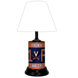 NCAA 18-inch Desk/Table Lamp with Shade, #1 Fan with Team Logo, Virginia Cavaliers - 1 of 3