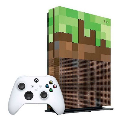 Microsoft Xbox One S 1tb Gaming Console Minecraft Edition With Wireless  Controller Manufacturer Refurbished : Target