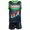 Teenage Mutant Ninja Turtles 3 Piece Outfit Set: T-Shirt Tank Top Shorts - 4 of 4