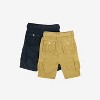 RAW X Boy's 2 pack Combo Belted Twill Cargo Shorts - 2 of 4