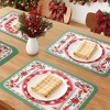 REGALWOVEN Placemats Set of 6 Leather Placemats, Washable Kitchen Table Mat, Seasonal Holiday Christmas Place Mats for Party - 2 of 4