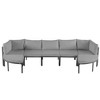 Sapphtopaz Patio Furniture Set Outdoor Rope Loveseat Patio Chairs with Cushions Rectangle Coffee Table for Garden, Backyard, Outdoor - 4 of 4