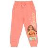 Disney Princess Moana Belle Rapunzel Jasmine Ariel Cinderella Girls 2 Pack Pants Little Kid to Big Kid - 4 of 4