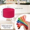 Unique Bargains Silicone Protective Heat Resistant Non Slip Coffee Cup Sleeve 4 Pcs - 2 of 4