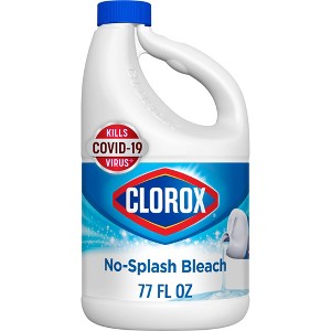 Clorox Splash-Less Liquid Bleach - Regular - 77oz - 1 of 4