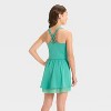 Girls' Knit Double Layer Dress - All In Motion™ - 2 of 3