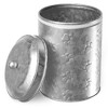 Amici Pet Puppy Paws Metal Food Canister, 64 oz. , Galvanized Metal - 2 of 4
