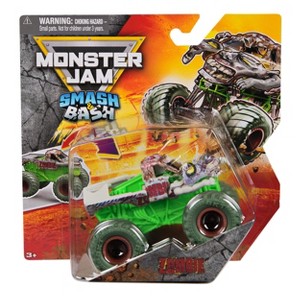 Monster Jam Smash & Bash Sparkle Toy Vehicle Playset - 1:64 Scale - 1 of 4