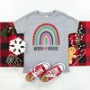 The Juniper Shop Merry And Bright Rainbow Toddler Short Sleeve Tee - 2 of 2