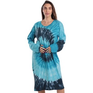 Just Love Women's Long Sleeve Cotton Nightgown - Cozy Sleepwear & Lounge Dress - 1 of 3