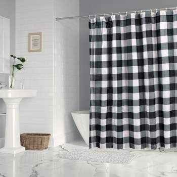Camden Black Shower Curtain - One Shower Curtain - Levtex Home