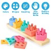 Tub Works Splash, Stack & Sort Shape Sorter & Stacking Toddler Bath Toy - 3 of 4