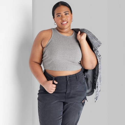 Women's Cropped Sweatshirt - Wild Fable™ Gray Xxs : Target