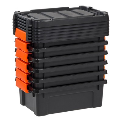 IRIS Heavy Duty Plastic Storage Bin with Durable Lid