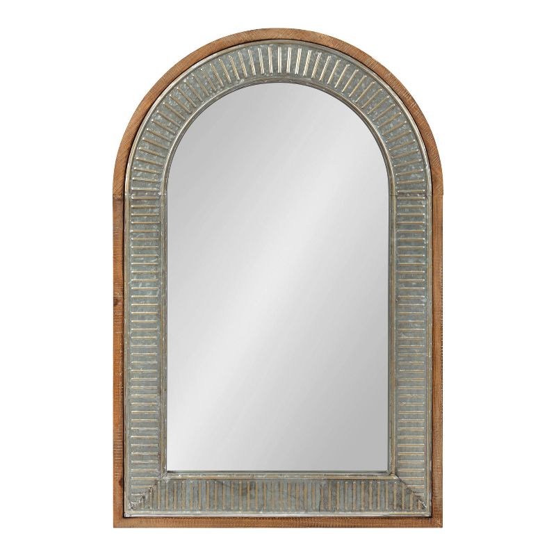 24&#34; x 36&#34; Deely Arch Wall Mirror Rustic Brown - Kate &#38; Laurel All Things Decor, 3 of 8