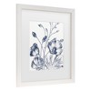 Trademark Fine Art - Wild Apple Portfolio Botanical Beauty Chalk IX White Matted Framed Art - 3 of 4