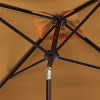 Zimmerman 7.5 Ft Square Market Umbrella W/ White Trim - PAT8400 - Safavieh - 3 of 3
