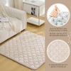 Hakuna Matte: Stylish Baby Play Mat: Animal - Blue-Grey-White - 72x72" - 4 of 4