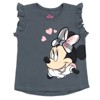 Disney Lilo & Stitch The Aristocats Minnie Mouse Girls T-Shirt and Skirt Toddler - 4 of 4