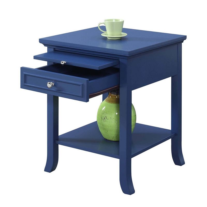 American Heritage Logan End Table with Drawer and Slide - Johar Furniture , 4 of 6