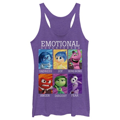 Women's Inside Out Emotional Adventurers Racerback Tank Top - image 1 of 4