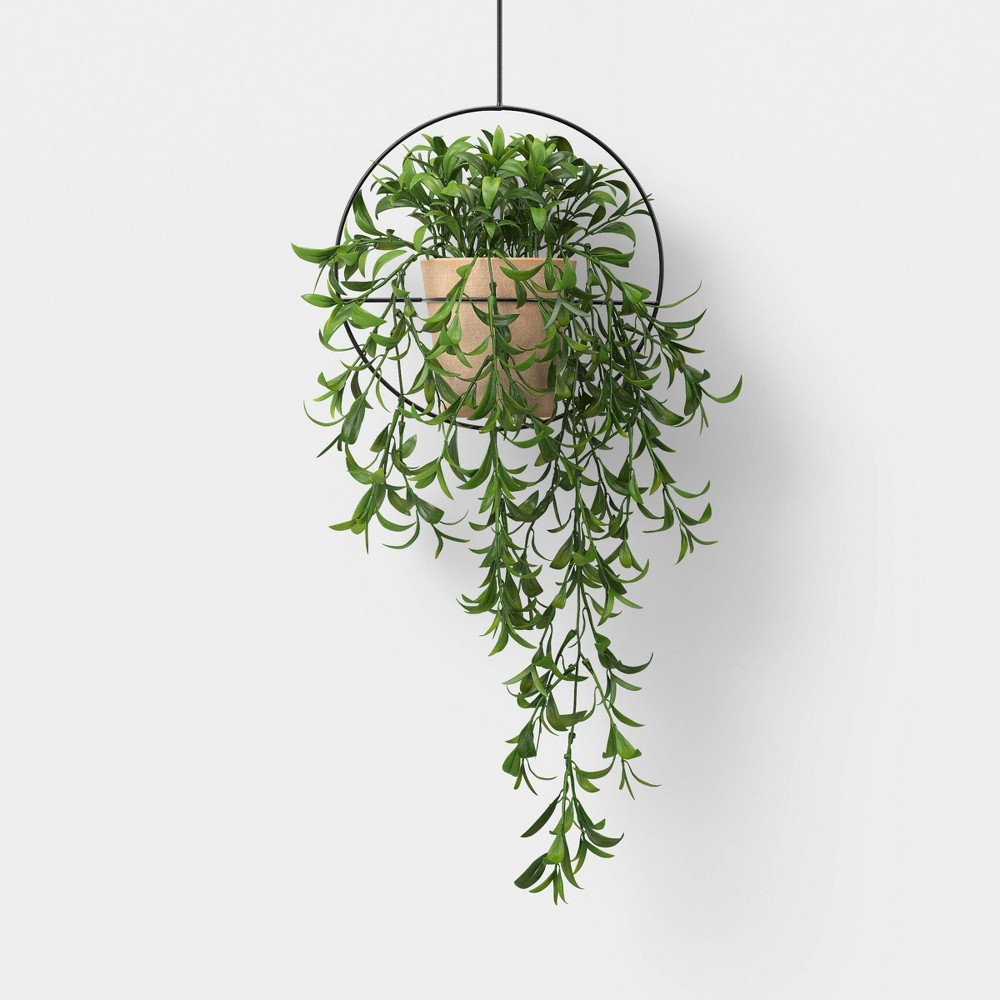 28" Hanging Artificial Plant- Threshold™