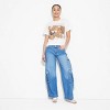 Women's Two Shaded Beauty Short Sleeve Graphic T-Shirt - Off-White - 3 of 3
