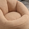 Lyngins Luxury Super Fiber Bean Bag Chair with Footrest, Lightweight Lazy Chair, Stylish Accent Chair, Bean Bag Sofa Chair for Indoor Relaxation - 4 of 4