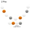 Unique Bargains Colorful Felt Ball Flexible Wear-resistant Pom Pom Garland 2 Pcs - 2 of 4