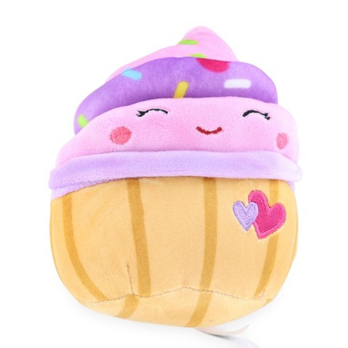 Squishmallows 5" KIMMIE the Cupcake With Heart Sprinkles 2022 Valentines NWT! 